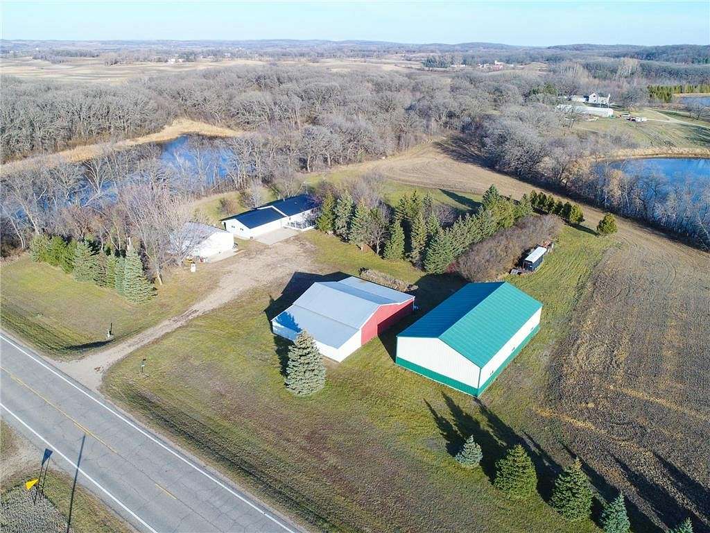 18.14 Acres of Land with Home for Sale in Evansville, Minnesota