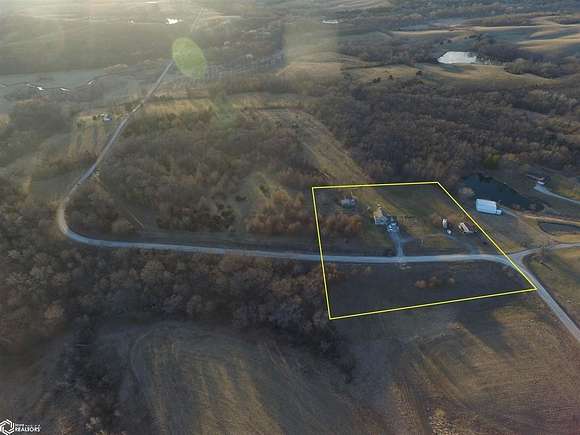 5 Acres of Land with Home for Sale in Promise City, Iowa