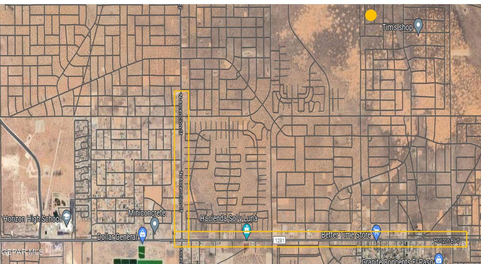 0.83 Acres of Residential Land for Sale in Horizon City, Texas