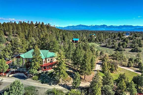 5 Acres of Residential Land with Home for Sale in Pagosa Springs, Colorado