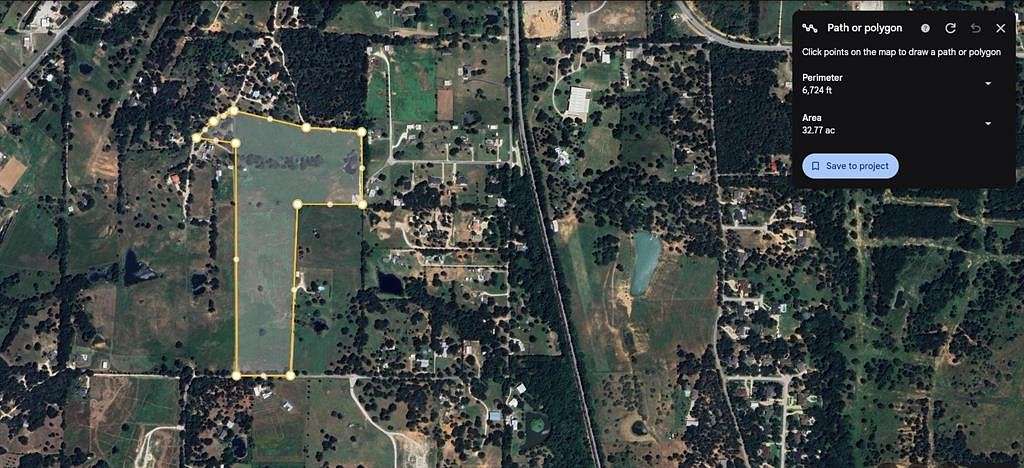 33.98 Acres of Agricultural Land for Sale in Cleburne, Texas