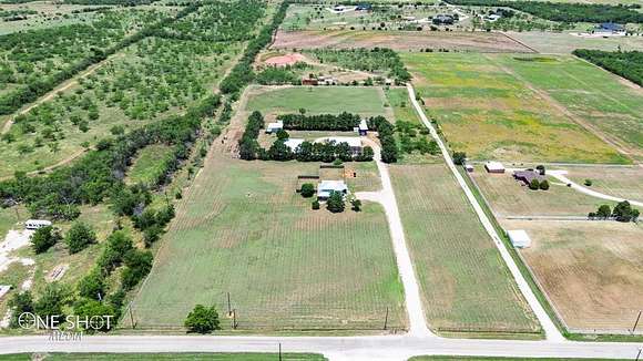 9.4 Acres of Land with Home for Sale in Tuscola, Texas