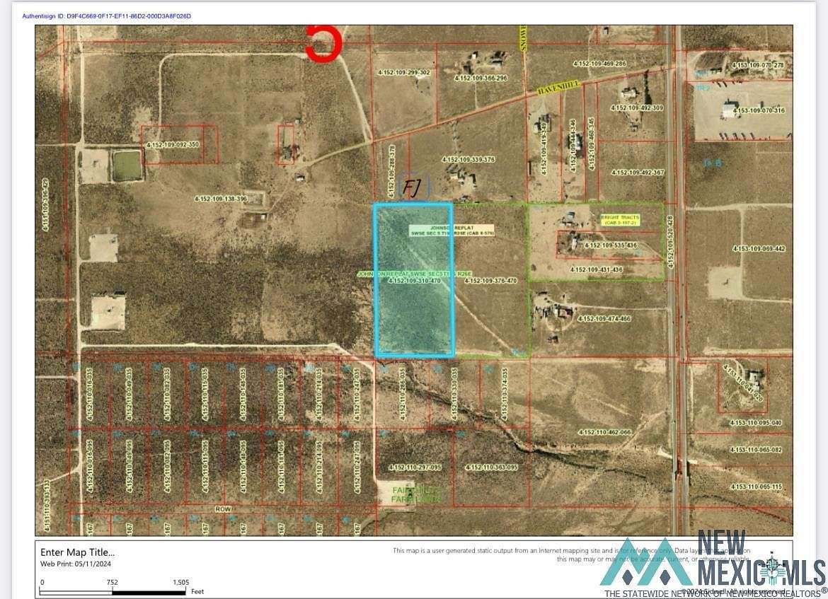 19.9 Acres of Land for Sale in Artesia, New Mexico