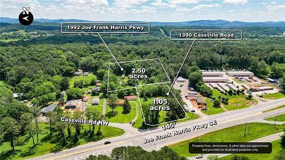 1.05 Acres of Mixed-Use Land for Sale in Cartersville, Georgia