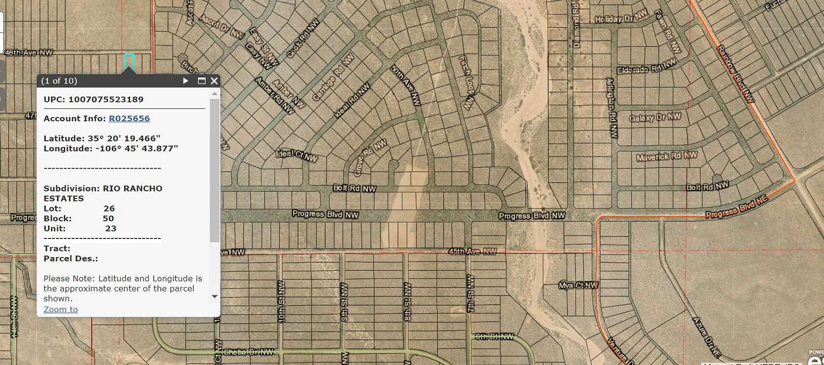 0.5 Acres of Land for Sale in Rio Rancho, New Mexico