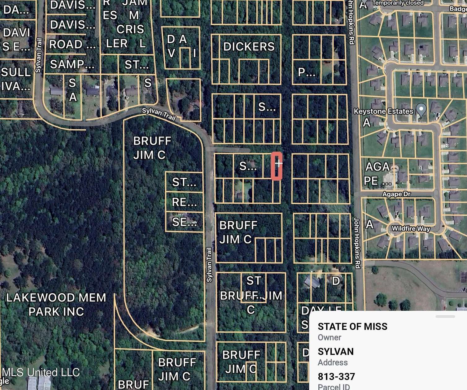 0.11 Acres of Residential Land for Sale in Jackson, Mississippi