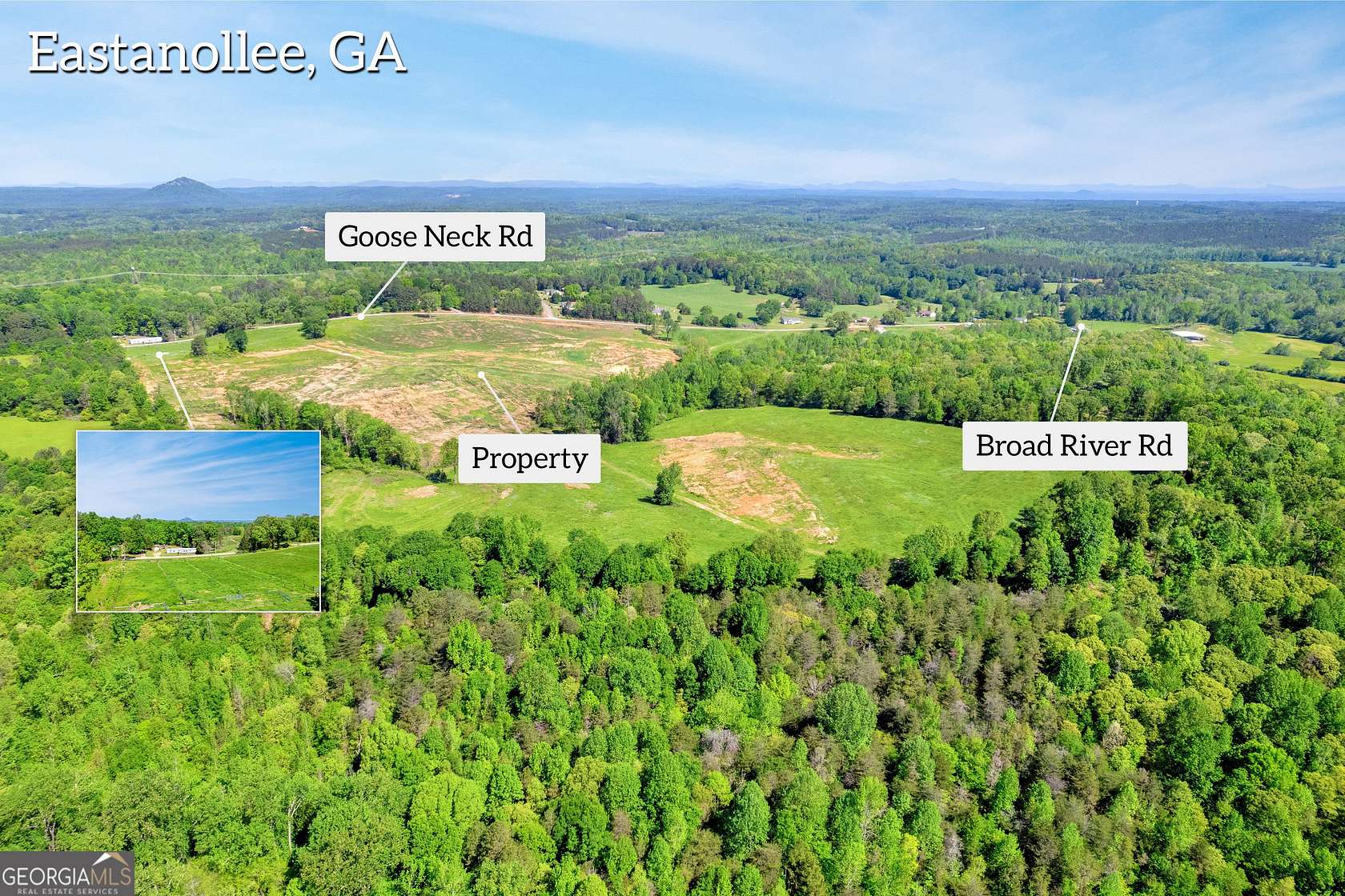 119.26 Acres of Agricultural Land for Sale in Toccoa, Georgia