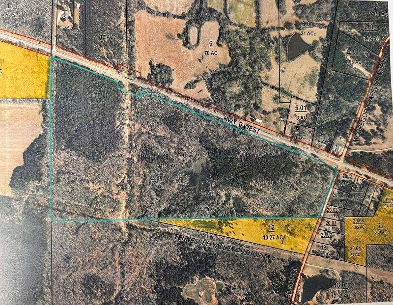 91 Acres of Recreational Land for Sale in Pontotoc, Mississippi