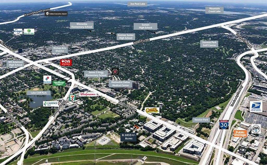 0.1 Acres of Commercial Land for Sale in Dallas, Texas