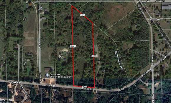 11.6 Acres of Land for Sale in Otter Lake, Michigan