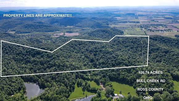 127 Acres of Recreational Land for Sale in Kingston, Ohio