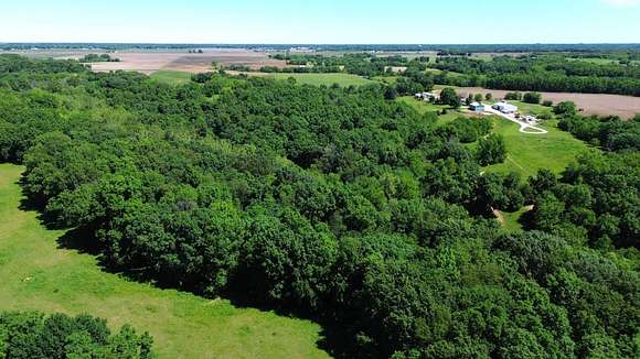 87 Acres of Land with Home for Sale in Colchester, Illinois