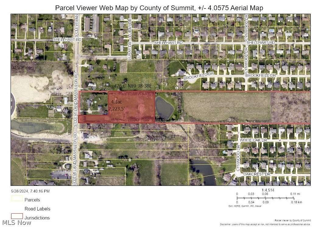 3.8 Acres of Commercial Land for Sale in Norton, Ohio