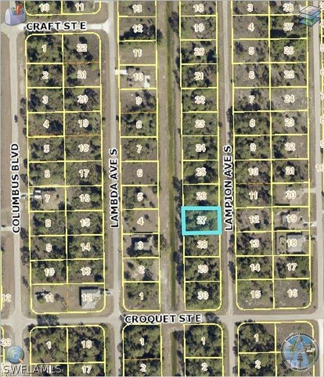 0.23 Acres of Residential Land for Sale in Lehigh Acres, Florida