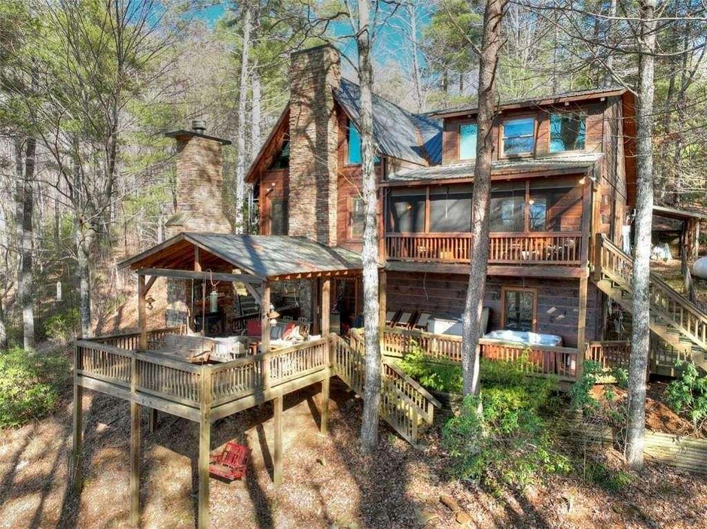 3.4 Acres of Residential Land with Home for Sale in Blue Ridge, Georgia