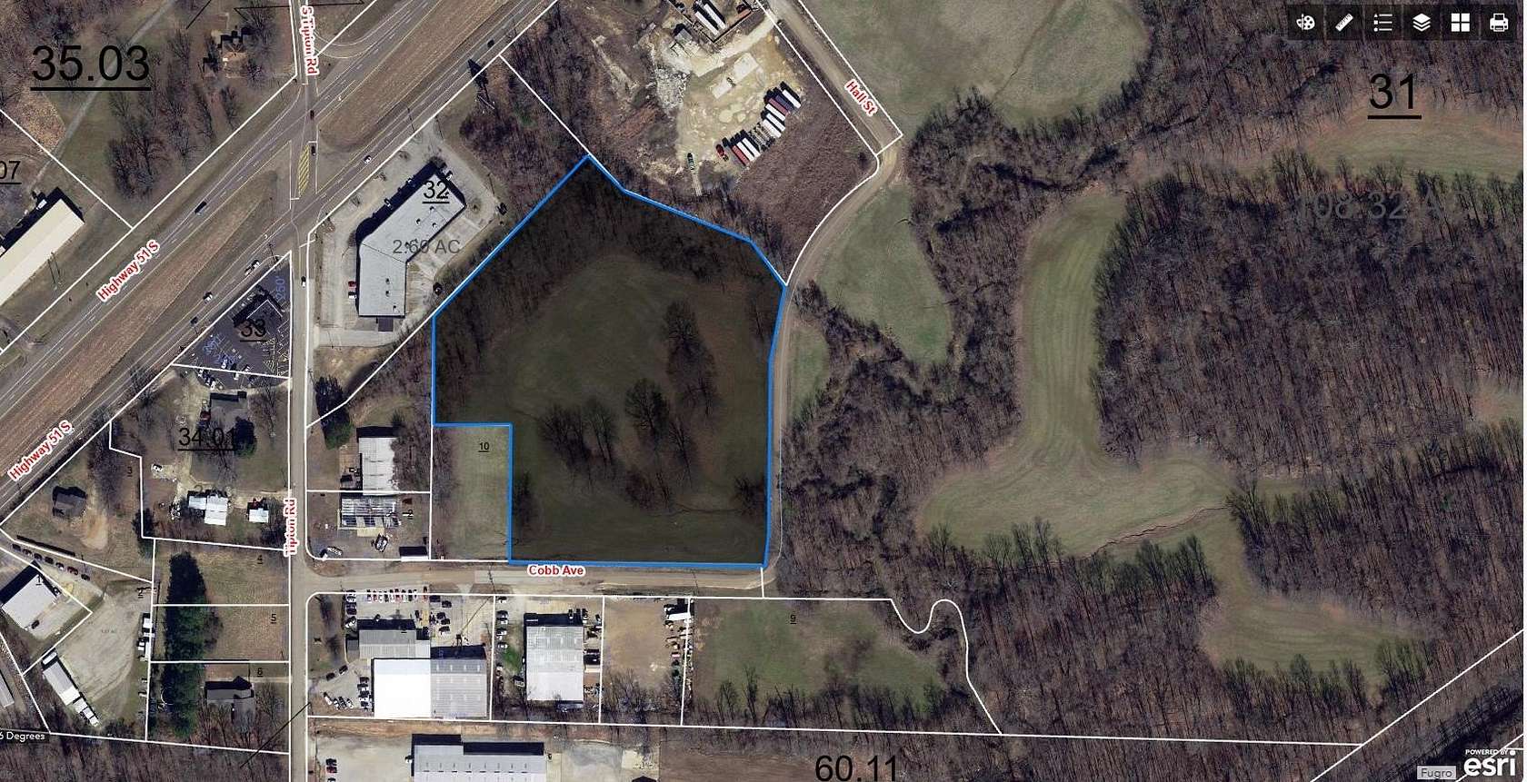 7.35 Acres of Land for Sale in Atoka, Tennessee
