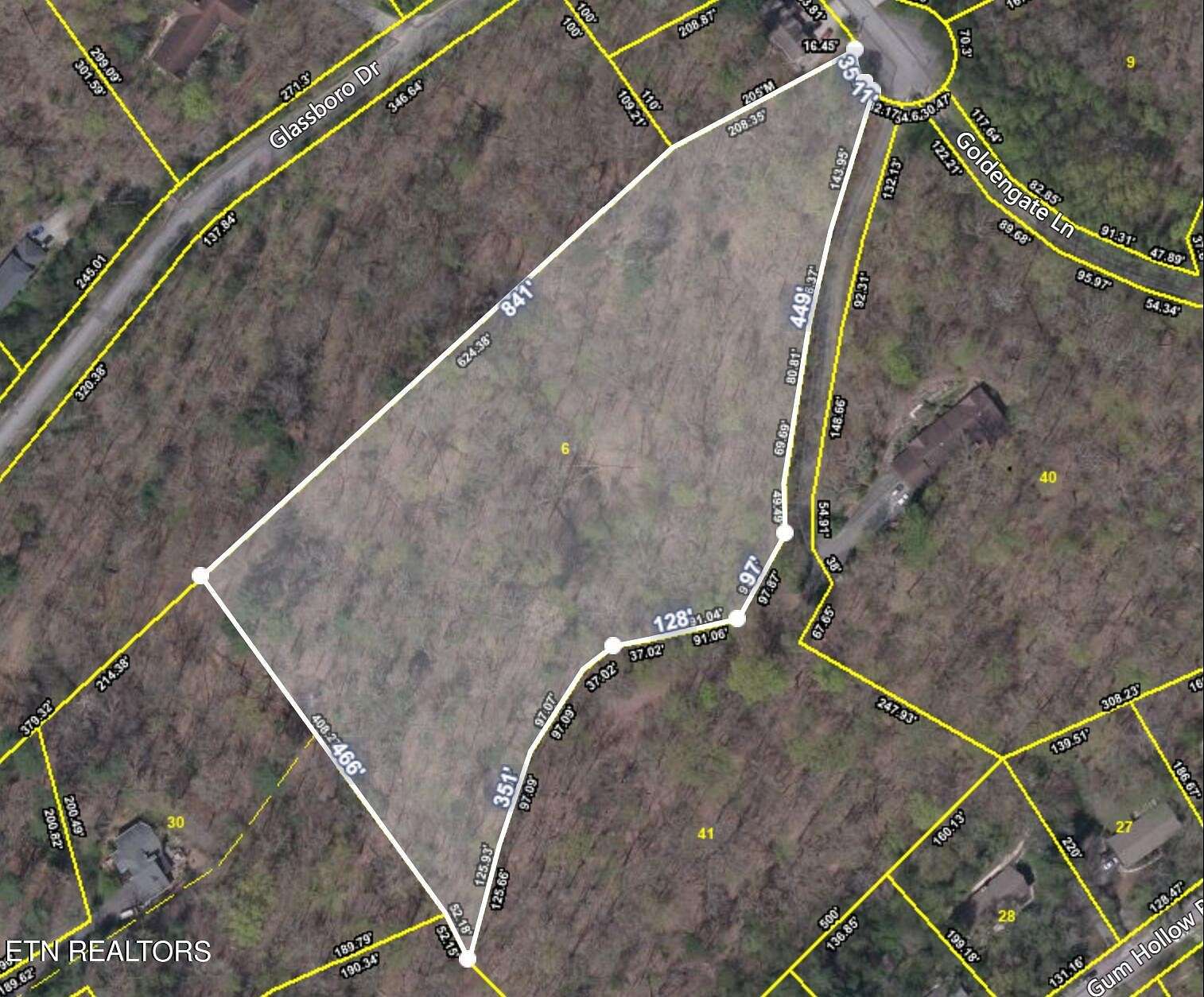5.4 Acres of Residential Land for Sale in Oak Ridge, Tennessee