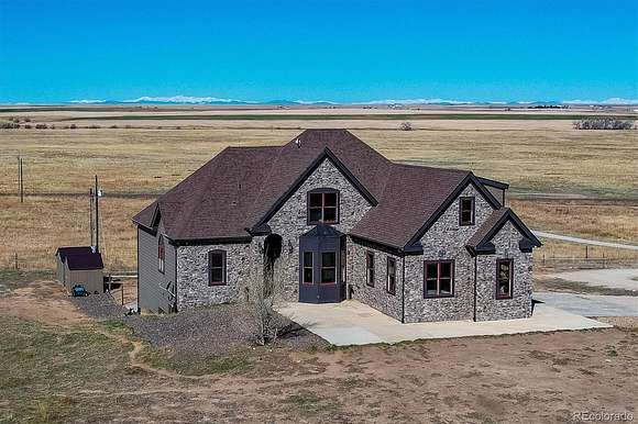37 Acres of Agricultural Land with Home for Sale in Strasburg, Colorado