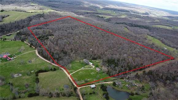 80 Acres of Recreational Land with Home for Sale in Washburn, Missouri