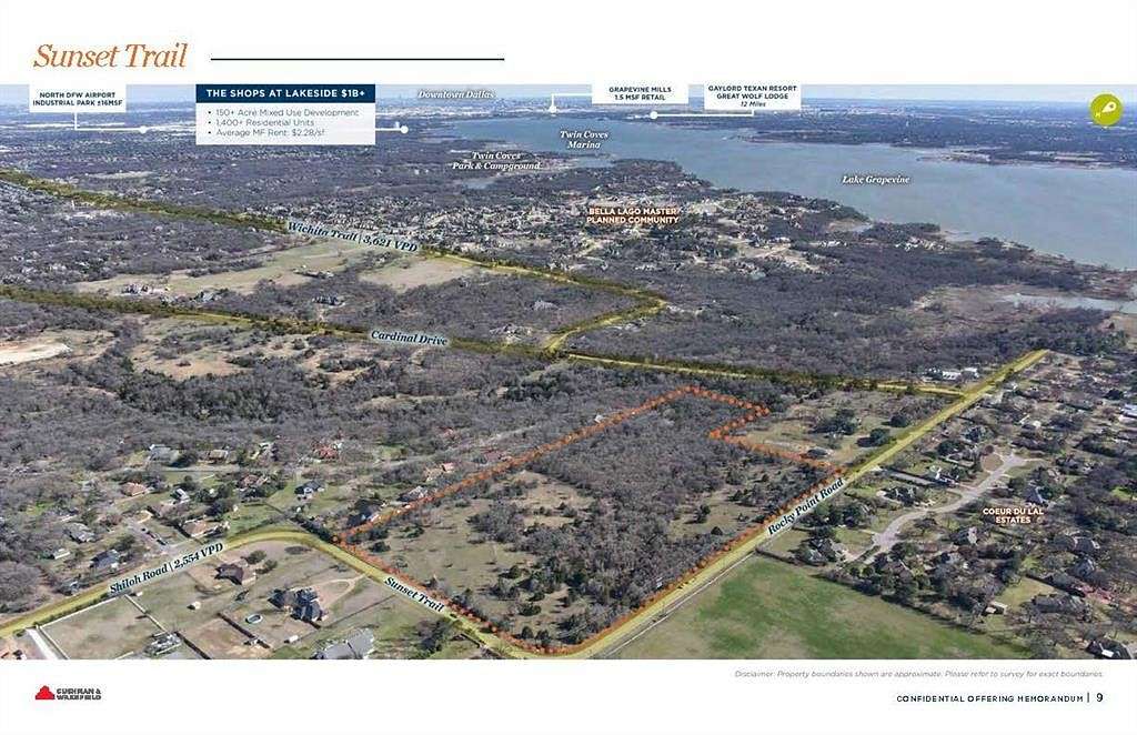 23.938 Acres of Recreational Land for Sale in Flower Mound, Texas