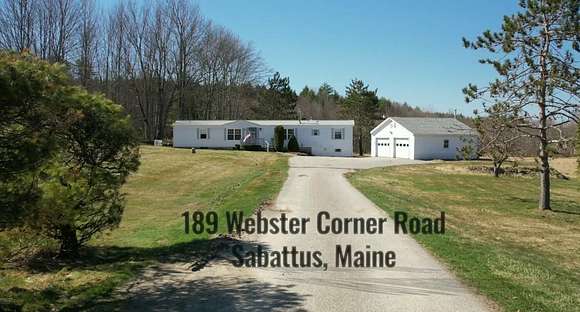 19.1 Acres of Land with Home for Sale in Sabattus, Maine