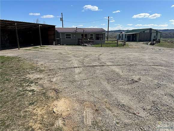 10 Acres of Land with Home for Sale in Huntley, Montana