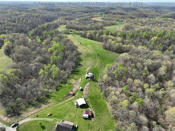 66 Acres of Land with Home for Sale in Gallipolis Ferry, West Virginia