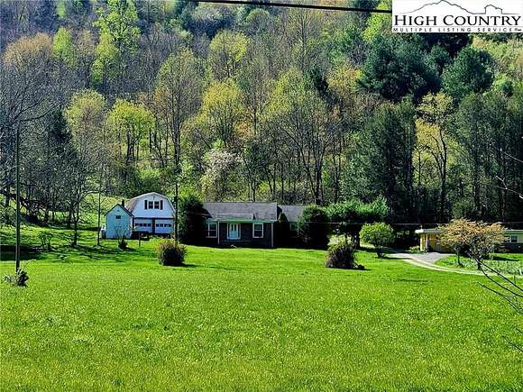 5.1 Acres of Residential Land with Home for Sale in Sugar Grove, North Carolina