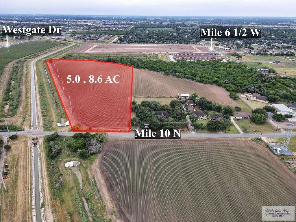 8.1 Acres of Residential Land for Sale in Weslaco, Texas