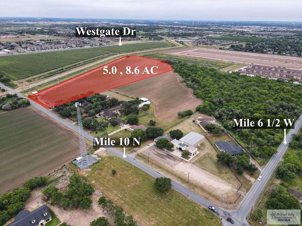 8.1 Acres of Residential Land for Sale in Weslaco, Texas