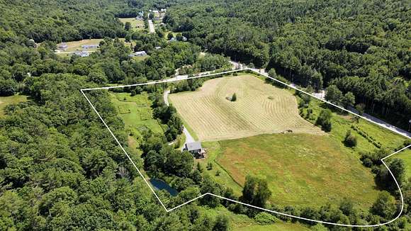 13.63 Acres of Land with Home for Sale in Enfield, New Hampshire