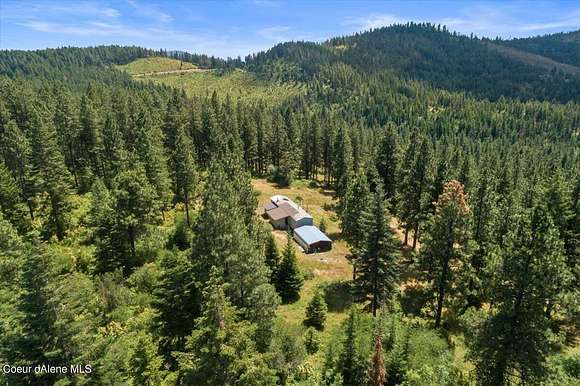 10 Acres of Recreational Land with Home for Sale in Plummer, Idaho