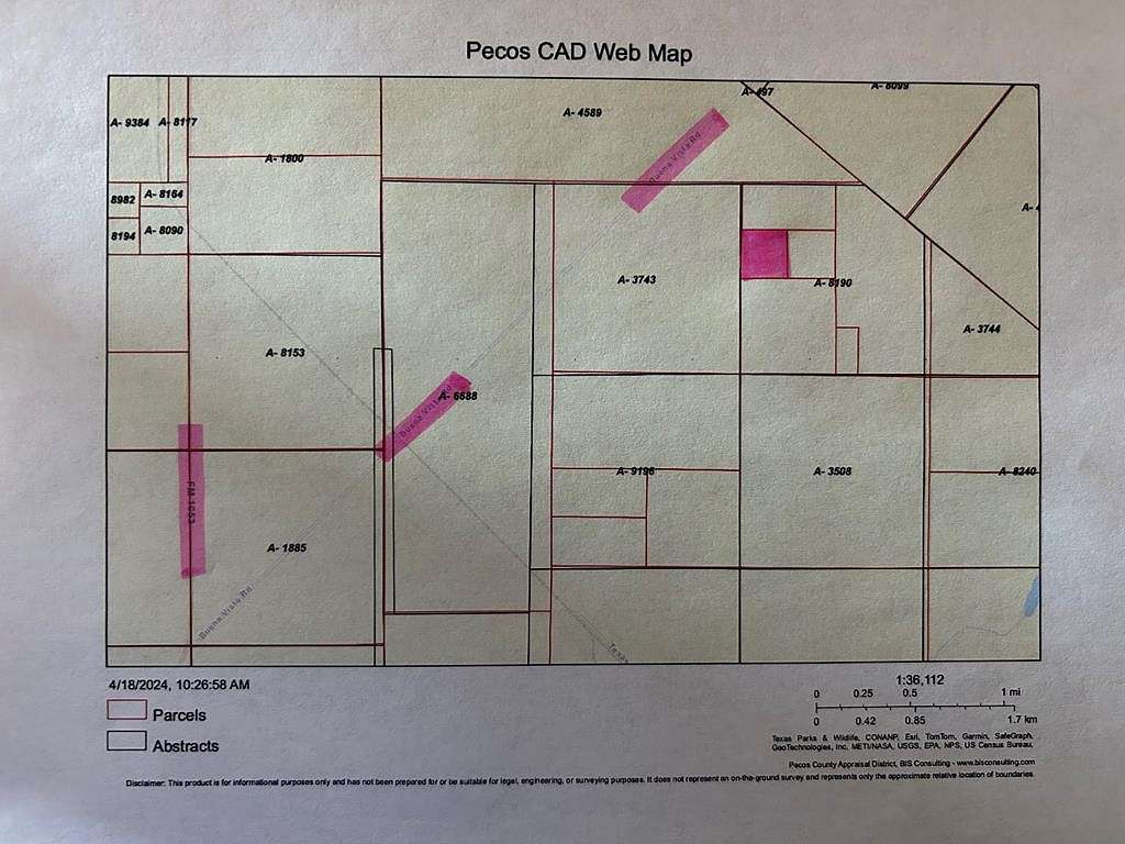 40 Acres of Land for Sale in Fort Stockton, Texas