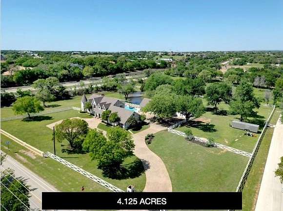 4.2 Acres of Residential Land with Home for Sale in Southlake, Texas
