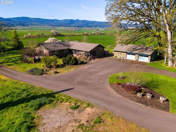 127 Acres of Agricultural Land with Home for Sale in Monmouth, Oregon