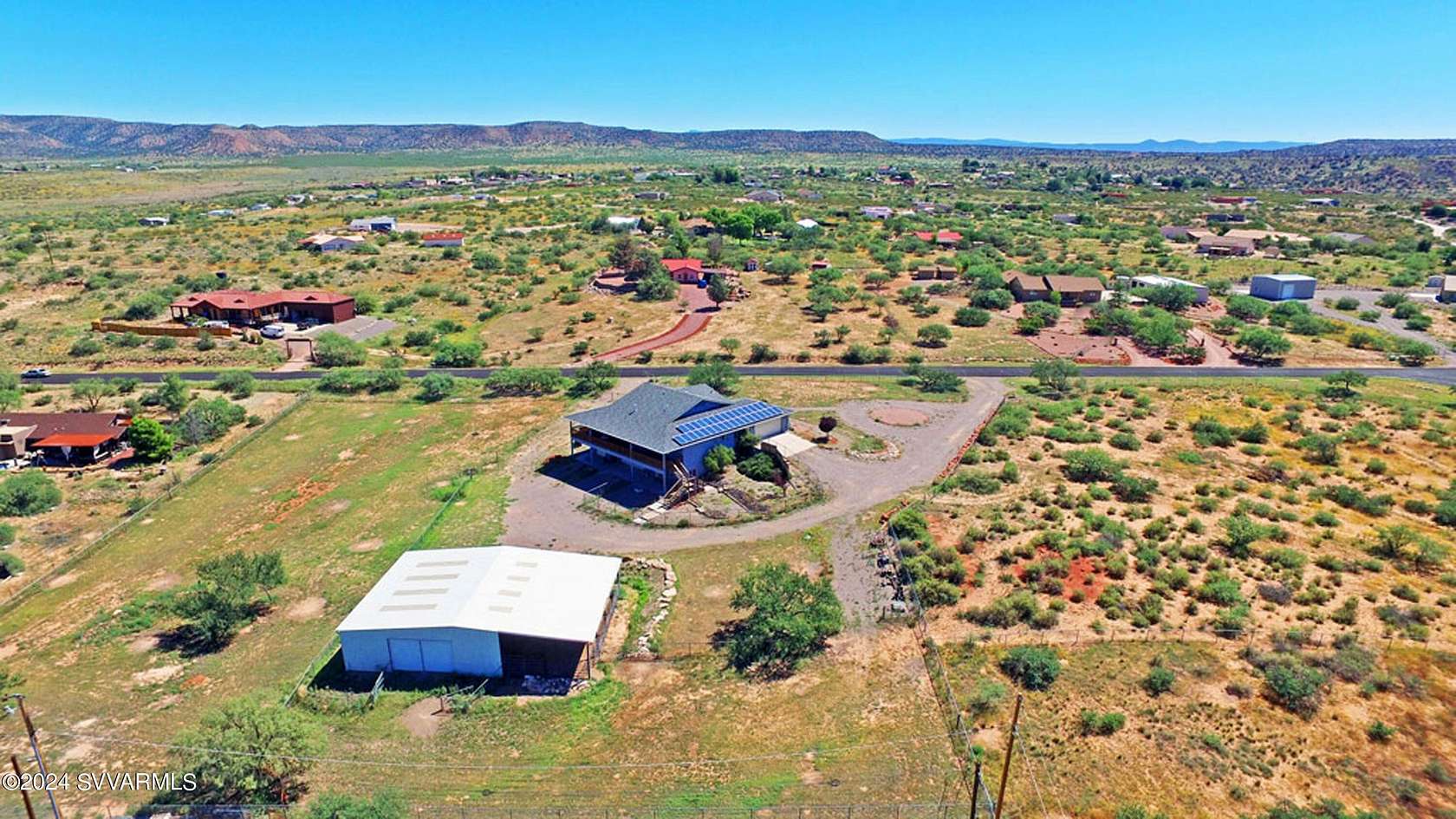 4.29 Acres of Residential Land with Home for Sale in Cornville, Arizona