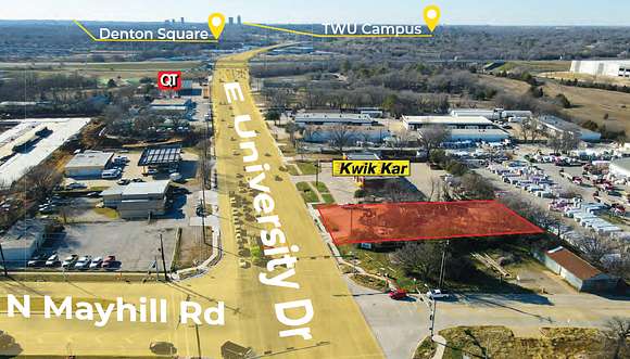 0.49 Acres of Commercial Land for Sale in Denton, Texas