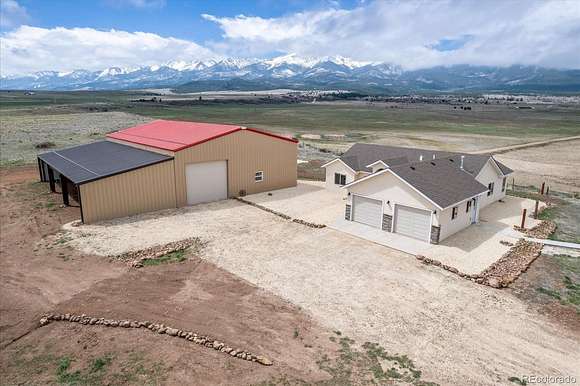85.2 Acres of Agricultural Land with Home for Sale in Westcliffe, Colorado