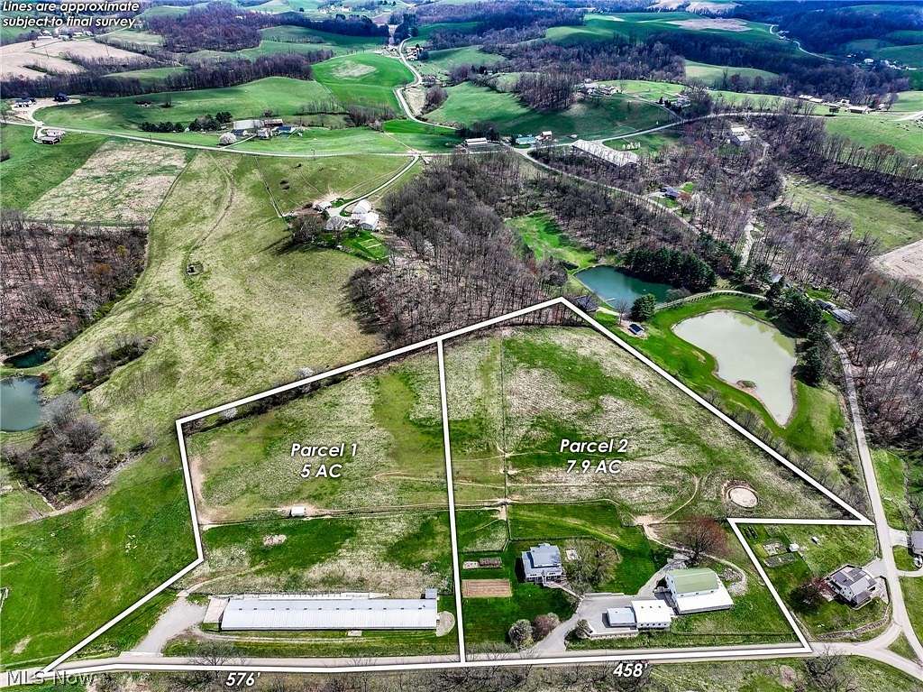 7.9 Acres of Land with Home for Auction in Baltic, Ohio