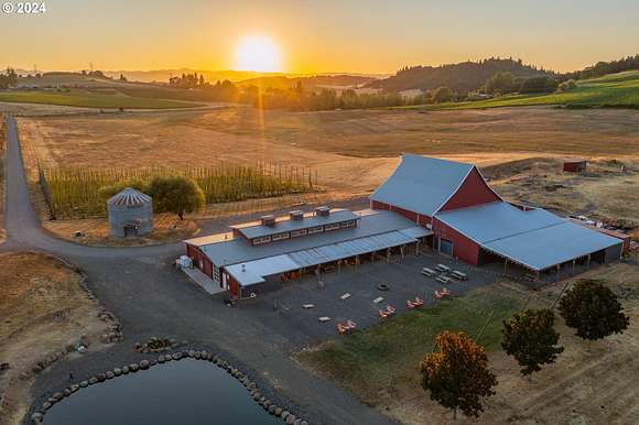 67.1 Acres of Agricultural Land with Home for Sale in Carlton, Oregon