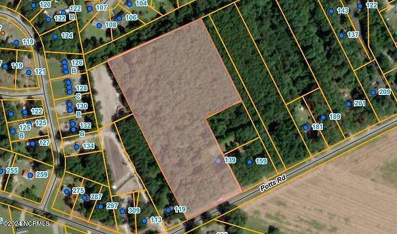 9 Acres of Residential Land for Sale in Dudley, North Carolina