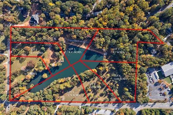 4.4 Acres of Residential Land for Sale in Roswell, Georgia