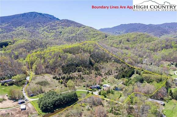 22.8 Acres of Land with Home for Sale in Boone, North Carolina