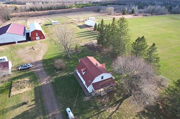 40 Acres of Agricultural Land with Home for Sale in Kennan, Wisconsin
