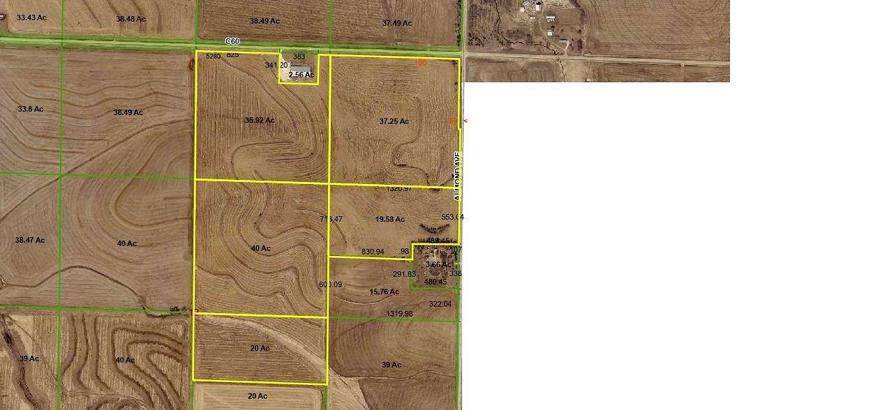 157 Acres of Agricultural Land for Sale in Pierson, Iowa