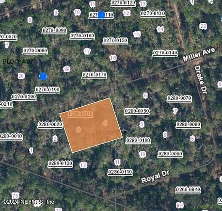 0.53 Acres of Residential Land for Sale in Crescent City, Florida