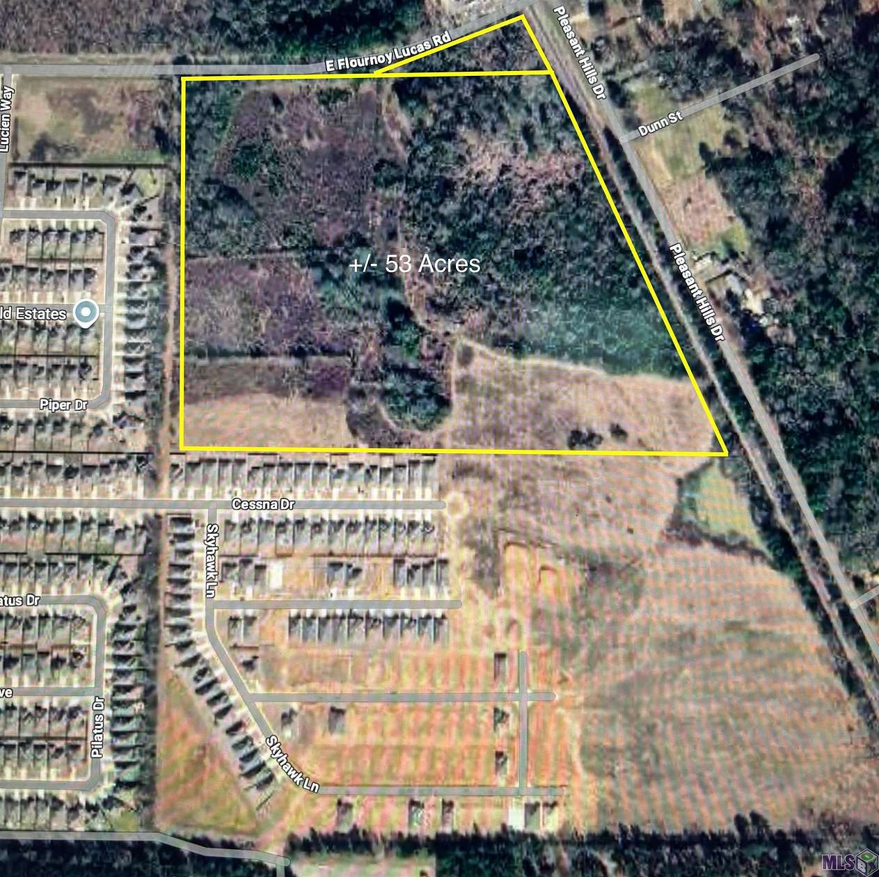 53 Acres of Mixed-Use Land for Sale in Shreveport, Louisiana