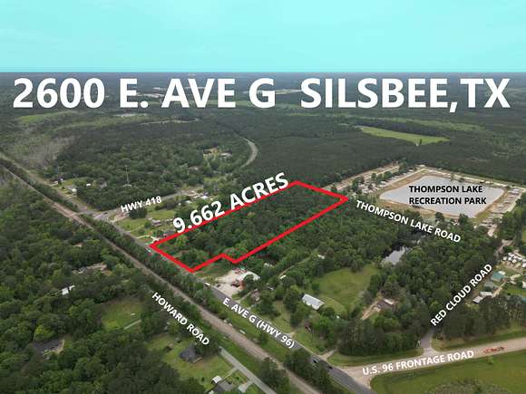 9.66 Acres of Mixed-Use Land for Sale in Silsbee, Texas