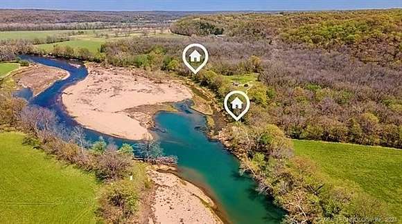 20 Acres of Recreational Land with Home for Sale in Proctor, Oklahoma