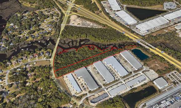 14.6 Acres of Commercial Land for Lease in Jacksonville, Florida